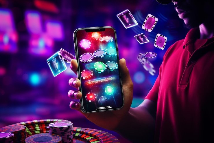 Live blackjack table streamed on an Android phone screen